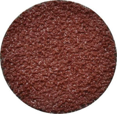 3M - 1-1/2" Disc Diam, 36 Grit, Ceramic Quick Change Disc - Type R Attaching System, Coated, Brown, Very Coarse Grade, 30,000 RPM, 963G Series - Industrial Tool & Supply