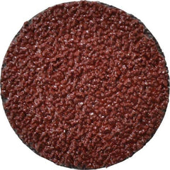 3M - 2" Disc Diam, 24 Grit, Ceramic Quick Change Disc - Type R Attaching System, Coated, Brown, Very Coarse Grade, 25,000 RPM, 963G Series - Industrial Tool & Supply