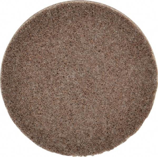 3M - 3" Disc Diam, Aluminum Oxide Quick Change Disc - Type R Attaching System, Nonwoven, Tan, Medium Grade, 15,100 RPM - Industrial Tool & Supply
