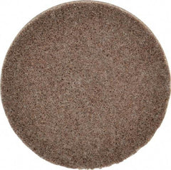 3M - 3" Disc Diam, Aluminum Oxide Quick Change Disc - Type R Attaching System, Nonwoven, Tan, Medium Grade, 15,100 RPM - Industrial Tool & Supply