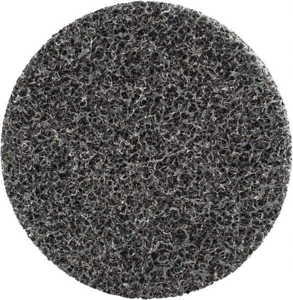 3M - 2" Disc Diam, Silicon Carbide Quick Change Disc - Type S Attaching System, Nonwoven, Gray, Fine Grade, 22,100 RPM - Industrial Tool & Supply