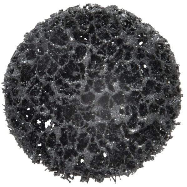 3M - 2" Disc Diam, Silicon Carbide Quick Change Disc - Type R Attaching System, Nonwoven, Black, Very Coarse Grade, 18,000 RPM - Industrial Tool & Supply