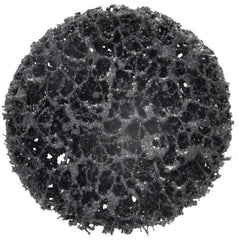 3M - 2" Disc Diam, Silicon Carbide Quick Change Disc - Type R Attaching System, Nonwoven, Black, Very Coarse Grade, 18,000 RPM - Industrial Tool & Supply