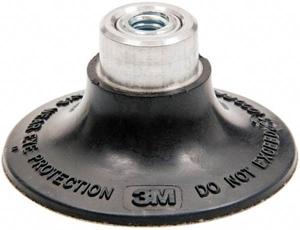 3M - 2" Diam Quick-Change Type P Disc Backing Pad - Medium Density, 25,000 RPM, Roloc TP Compatible - Industrial Tool & Supply