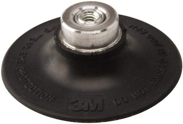 3M - 3" Diam Quick-Change Type P Disc Backing Pad - Medium Density, 18,000 RPM, Roloc TP Compatible - Industrial Tool & Supply