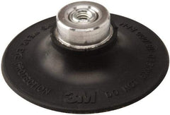 3M - 3" Diam Quick-Change Type P Disc Backing Pad - Medium Density, 18,000 RPM, Roloc TP Compatible - Industrial Tool & Supply