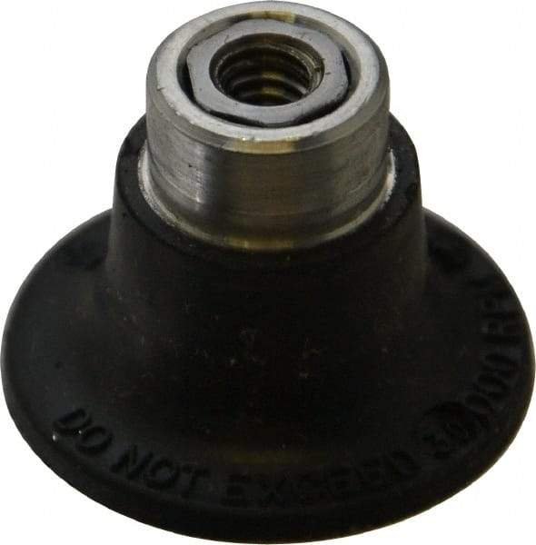 3M - 1-1/2" Diam Quick-Change Type R Disc Backing Pad - Medium Density, 30,000 RPM, Roloc TR Compatible - Industrial Tool & Supply