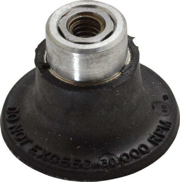 3M - 1-1/2" Diam Quick-Change Type R Disc Backing Pad - Soft Density, 30,000 RPM, Roloc TR Compatible - Industrial Tool & Supply