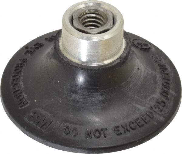 3M - 2" Diam Quick-Change Type R Disc Backing Pad - Extra Hard Density, 25,000 RPM, Roloc Compatible - Industrial Tool & Supply