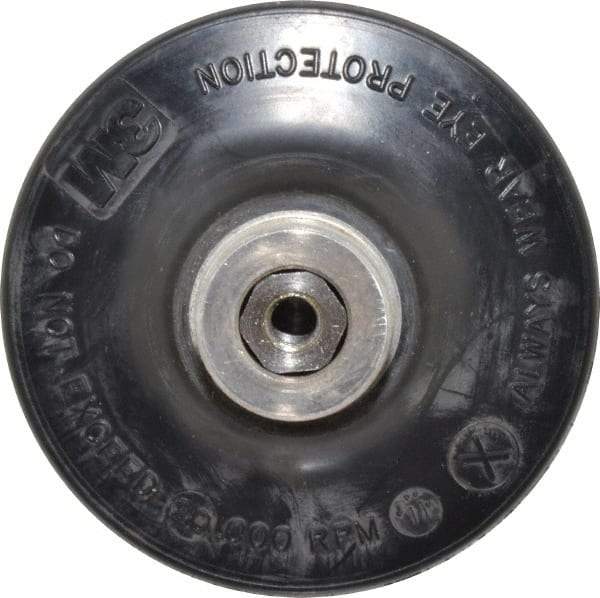 3M - 3" Diam Quick-Change Type R Disc Backing Pad - Extra Hard Density, 20,000 RPM, Roloc TR Compatible - Industrial Tool & Supply