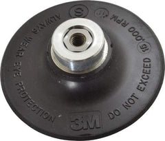 3M - 3" Diam Quick-Change Type R Disc Backing Pad - Soft Density, 15,000 RPM, Roloc TR Compatible - Industrial Tool & Supply