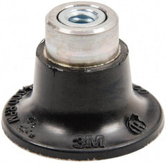 3M - 1-1/2" Diam Quick-Change Type S Disc Backing Pad - Hard Density, 30,000 RPM, Roloc TS Compatible - Industrial Tool & Supply