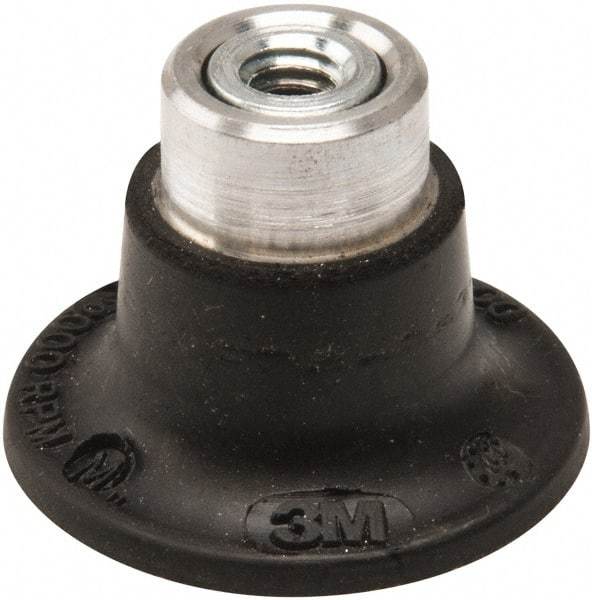 3M - 1-1/2" Diam Quick-Change Type S Disc Backing Pad - Medium Density, 30,000 RPM, Roloc TS Compatible - Industrial Tool & Supply