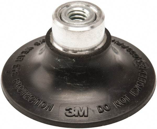 3M - 2" Diam Quick-Change Type S Disc Backing Pad - Medium Density, 25,000 RPM, Roloc TS Compatible - Industrial Tool & Supply