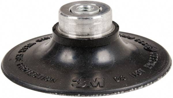 3M - 3" Diam Quick-Change Type S Disc Backing Pad - Medium Density, 18,000 RPM, Roloc TS Compatible - Industrial Tool & Supply