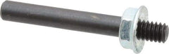 Made in USA - 1/4" Max Diam, Abrasive Disc Mandrel - 1/4-20, 2" Long - Industrial Tool & Supply