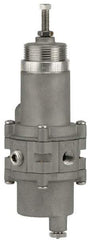 ARO/Ingersoll-Rand - 1/4" NPT Port 1 Piece Filter/Regulator FRL Unit - Stainless Steel Bowl, 20 SCFM, 250 Max psi, 8.35" High, Manual Drain - Industrial Tool & Supply
