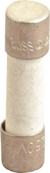 Cooper Bussmann - 250 VAC, 32 VDC, 3.15 Amp, Time Delay Miniature Ceramic Fuse - 20mm OAL, 5mm Diam - Industrial Tool & Supply