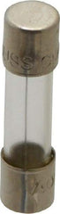 Cooper Bussmann - 250 VAC, 32 VDC, 2.5 Amp, Time Delay Miniature Glass Fuse - 20mm OAL, 10 at 125 V kA Rating, 5mm Diam - Industrial Tool & Supply