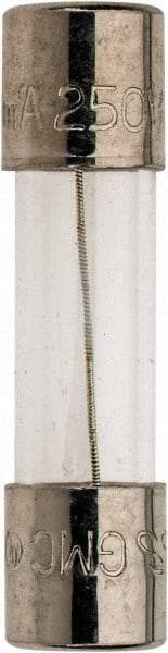 Cooper Bussmann - 250 VAC, 32 VDC, 0.3 Amp, Time Delay Miniature Glass Fuse - 20mm OAL, 10 at 125 V kA Rating, 5mm Diam - Industrial Tool & Supply