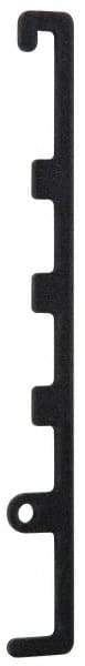 Made in USA - Aluminum and Steel Frame Lock Bar - Black Wrinkle - Industrial Tool & Supply