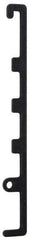 Made in USA - Aluminum and Steel Frame Lock Bar - Black Wrinkle - Industrial Tool & Supply