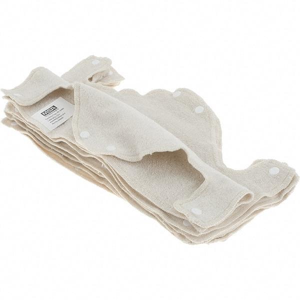 MSA - Hard Hat Accessories - W/SNAPS 10/PK WASHABLE TERRY SWEATBAND - Industrial Tool & Supply