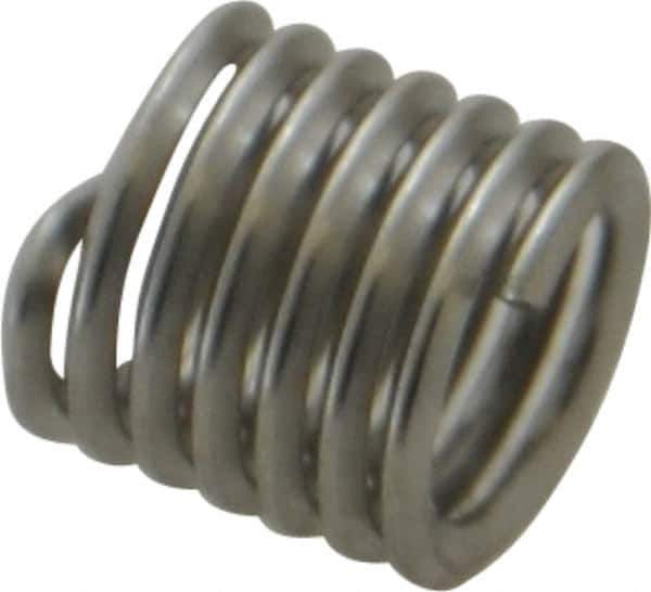 Recoil - 5/16-18 UNC, 0.469" OAL, Free Running Helical Insert - 6-5/8 Free Coils, Tanged, Stainless Steel, 1-1/2D Insert Length - Industrial Tool & Supply
