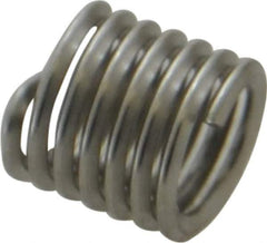Recoil - 5/16-18 UNC, 0.469" OAL, Free Running Helical Insert - 6-5/8 Free Coils, Tanged, Stainless Steel, 1-1/2D Insert Length - Industrial Tool & Supply