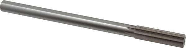 Interstate - 0.643" High Speed Steel 6 Flute Chucking Reamer - Industrial Tool & Supply