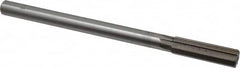Interstate - 0.646" High Speed Steel 6 Flute Chucking Reamer - Industrial Tool & Supply