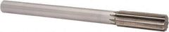 Interstate - 0.879" High Speed Steel 6 Flute Chucking Reamer - Straight Flute, 3/4" Straight Shank, 2-5/8" Flute Length, 10" OAL - Industrial Tool & Supply