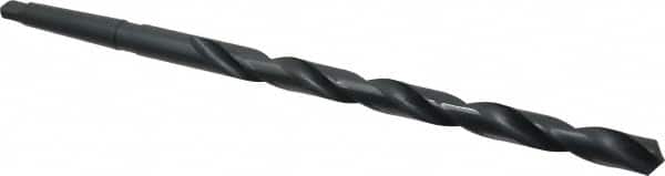 Interstate - 47/64", 2MT 118° Point High Speed Steel Taper Shank Drill Bit - Industrial Tool & Supply