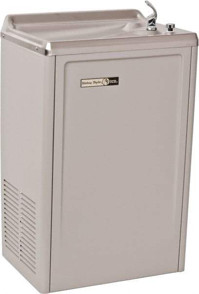 Halsey Taylor - 13.5 GPH Cooling Capacity Deluxe Standard Wall-Mounted Water Cooler & Fountain - Vinyl Cabinet, 105 Max psi, 120 VAC Volts, 690 Watts, 7.5 Full Load Amperage - Industrial Tool & Supply