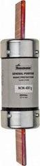 Cooper Bussmann - 125 VDC, 250 VAC, 400 Amp, Fast-Acting General Purpose Fuse - Bolt-on Mount, 8-5/8" OAL, 10 (RMS Symmetrical) kA Rating, 2-1/16" Diam - Industrial Tool & Supply