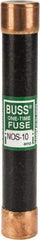 Cooper Bussmann - 600 VAC, 10 Amp, Fast-Acting General Purpose Fuse - Fuse Holder Mount, 127mm OAL, 50 at AC/DC kA Rating, 13/16" Diam - Industrial Tool & Supply