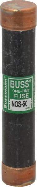 Cooper Bussmann - 600 VAC, 50 Amp, Fast-Acting General Purpose Fuse - Fuse Holder Mount, 5-1/2" OAL, 50 at AC/DC kA Rating, 1-1/16" Diam - Industrial Tool & Supply