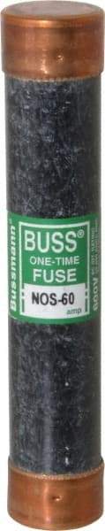 Cooper Bussmann - 600 VAC, 60 Amp, Fast-Acting General Purpose Fuse - Fuse Holder Mount, 5-1/2" OAL, 50 at AC/DC kA Rating, 1-1/16" Diam - Industrial Tool & Supply