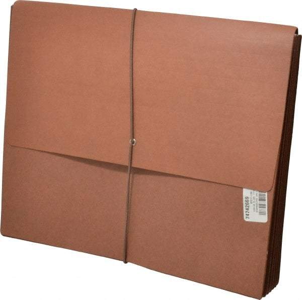SMEAD - 10 x 12-3/8", Letter Size, Brown, 5-1/4" Expanding Wallet - 1 per Box - Industrial Tool & Supply