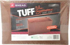 SMEAD - 10 x 15", Legal, Brown, A-Z Indexed Expanding Files - 1 per Box - Industrial Tool & Supply