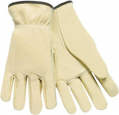 MCR Safety - Leather Work Gloves - Industrial Tool & Supply