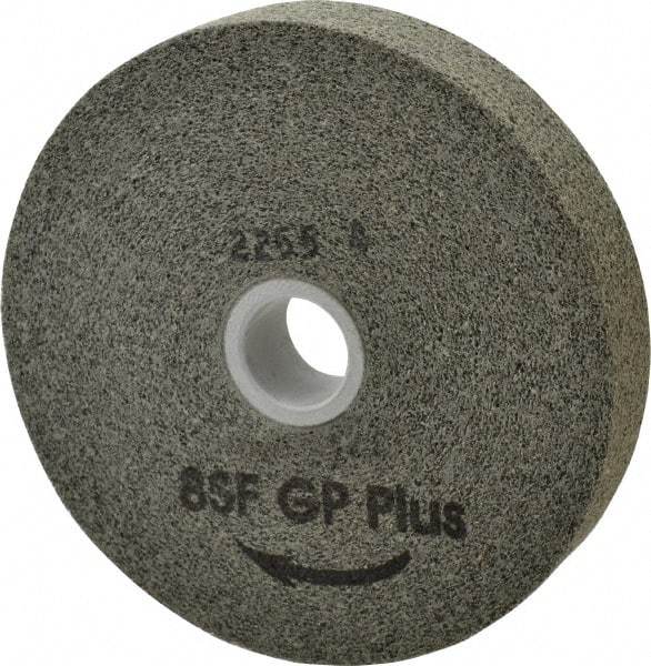 Standard Abrasives - 6" Diam, 1" Face Width, 1" Center Hole, Fine Grade, Silicon Carbide Deburring Wheel - Convolute, Hard Density 8 Grade, 6,000 RPM - Industrial Tool & Supply