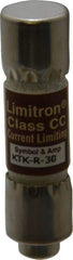Cooper Bussmann - 600 VAC, 30 Amp, Fast-Acting General Purpose Fuse - Fuse Holder Mount, 1-1/2" OAL, 200 at AC (RMS) kA Rating, 13/32" Diam - Industrial Tool & Supply