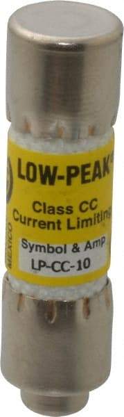 Cooper Bussmann - 150 VDC, 600 VAC, 10 Amp, Time Delay General Purpose Fuse - Fuse Holder Mount, 1-1/2" OAL, 20 at DC, 200 at AC (RMS) kA Rating, 13/32" Diam - Industrial Tool & Supply