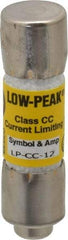 Cooper Bussmann - 150 VDC, 600 VAC, 12 Amp, Time Delay General Purpose Fuse - Fuse Holder Mount, 1-1/2" OAL, 20 at DC, 200 at AC (RMS) kA Rating, 13/32" Diam - Industrial Tool & Supply