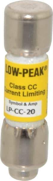 Cooper Bussmann - 300 VDC, 600 VAC, 20 Amp, Time Delay General Purpose Fuse - Fuse Holder Mount, 1-1/2" OAL, 20 at DC, 200 at AC (RMS) kA Rating, 13/32" Diam - Industrial Tool & Supply