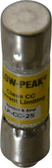 Cooper Bussmann - 300 VDC, 600 VAC, 25 Amp, Time Delay General Purpose Fuse - Fuse Holder Mount, 1-1/2" OAL, 20 at DC, 200 at AC (RMS) kA Rating, 13/32" Diam - Industrial Tool & Supply