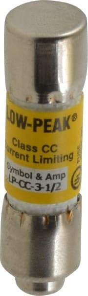 Cooper Bussmann - 150 VDC, 600 VAC, 3.5 Amp, Time Delay General Purpose Fuse - Fuse Holder Mount, 1-1/2" OAL, 20 at DC, 200 at AC (RMS) kA Rating, 13/32" Diam - Industrial Tool & Supply