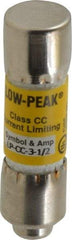 Cooper Bussmann - 150 VDC, 600 VAC, 3.5 Amp, Time Delay General Purpose Fuse - Fuse Holder Mount, 1-1/2" OAL, 20 at DC, 200 at AC (RMS) kA Rating, 13/32" Diam - Industrial Tool & Supply