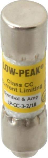 Cooper Bussmann - 150 VDC, 600 VAC, 3.2 Amp, Time Delay General Purpose Fuse - Fuse Holder Mount, 1-1/2" OAL, 20 at DC, 200 at AC (RMS) kA Rating, 13/32" Diam - Industrial Tool & Supply